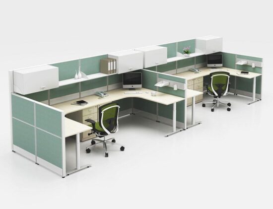 Full Height Workstation&Desk Screen Partition FHW 004