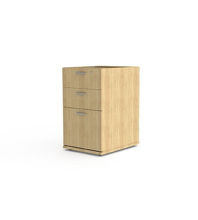 Desk height pedestal – 2 Drawer, 1 Filer 005