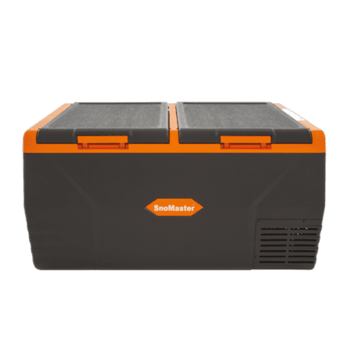 SnoMaster 72L Plastic Dual CompartmentFridge/Freezer DC with external 2200 volt power supply