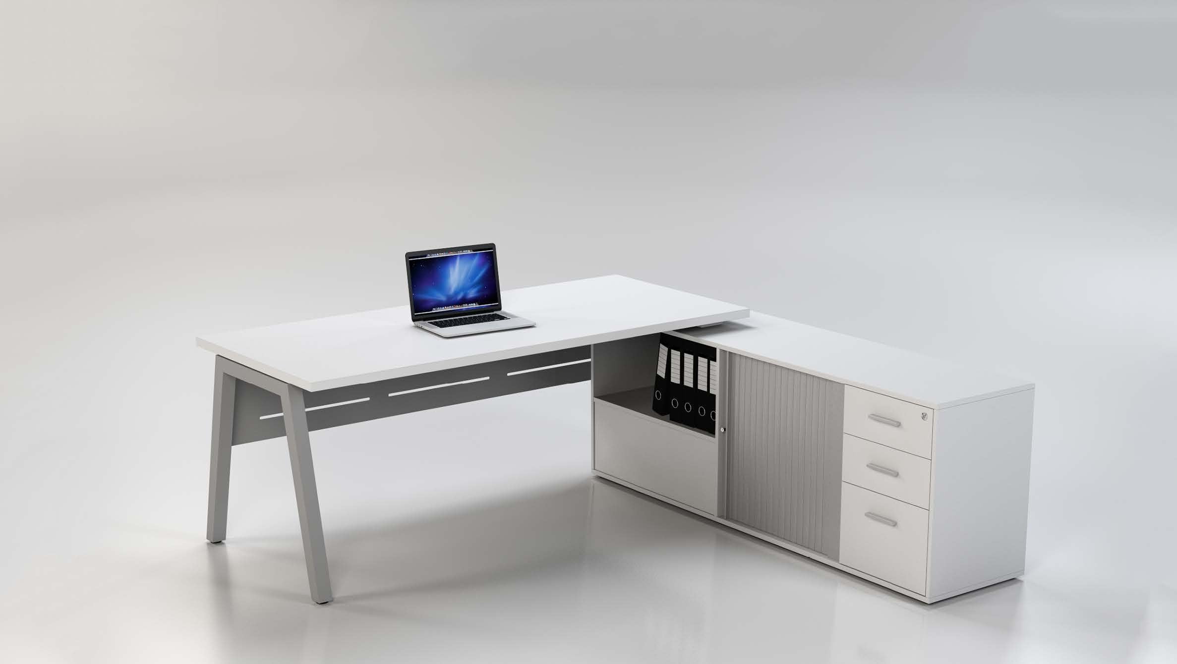 Plan b angle leg manager workstation for private office planning