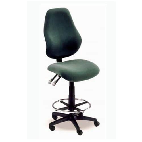 0010 Lucea Draughtsman – Chrome Footring for elevated workstations