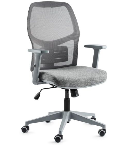 Astra Meshback Grey for focused desk work