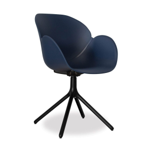 Holly - Black Spider Base for casual workplace seating