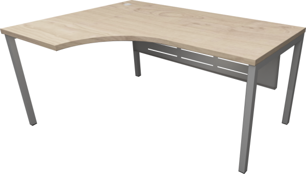 Namib with Bench Frame and Modesty for contemporary staff workspaces