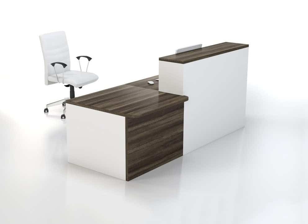 01-Greet reception counter for client welcome zones